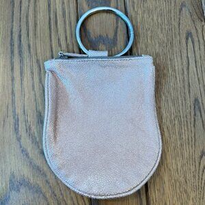 Kim White Mini Ring Wristlet